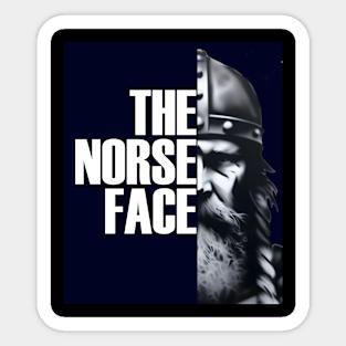 The Norse Face - Viking Warrior Face Sticker